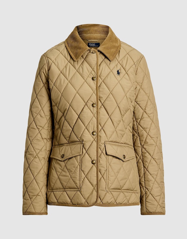 Polo Ralph Lauren - Corduroy-Trim Quilted Barn Jacket