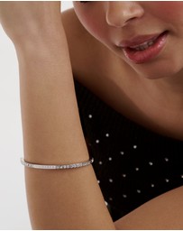 Ted Baker - CLAUDIA: Narrow Crystal Hinged Bangle Bracelet