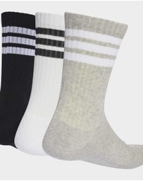 adidas Performance - 3-Stripes Cushioned Crew Socks 3 Pair Pack Unisex