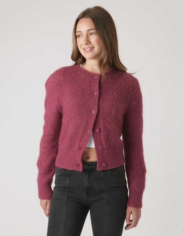 Decjuba Kids - Mia Fluffy Cardigan - Teens