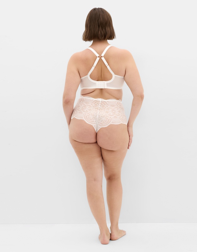 City Chic - Plus size Ophelia Shorty - ivory