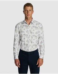 yd. - Derby Floral Bamboo Slim Shirt