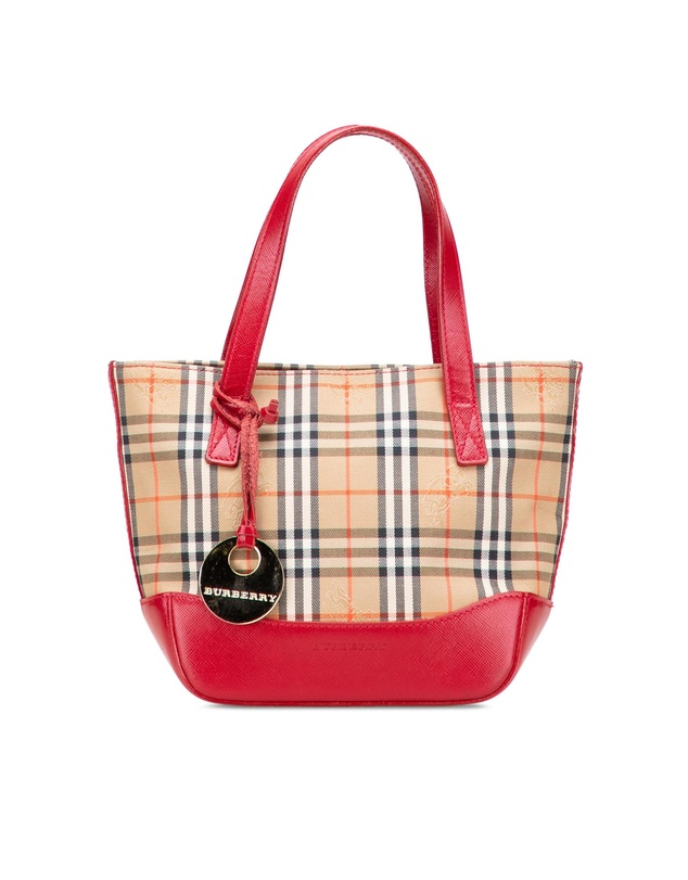 Pre-Loved by Azura Reborn - Pre-Loved Haymarket Check Canvas Handbag