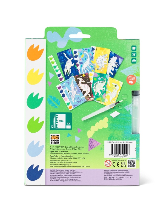 Tiger Tribe - Paint-a-Picture Set - Dinosaurs