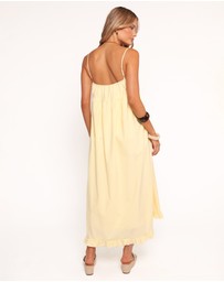 Petal & Pup - Miuccia Maxi Dress - Butter Yellow