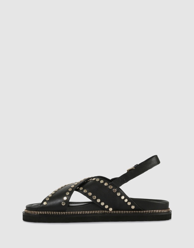 S by Sempre Di - Noir Sandals
