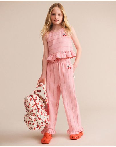 Raspberry & Strawberry Stripe