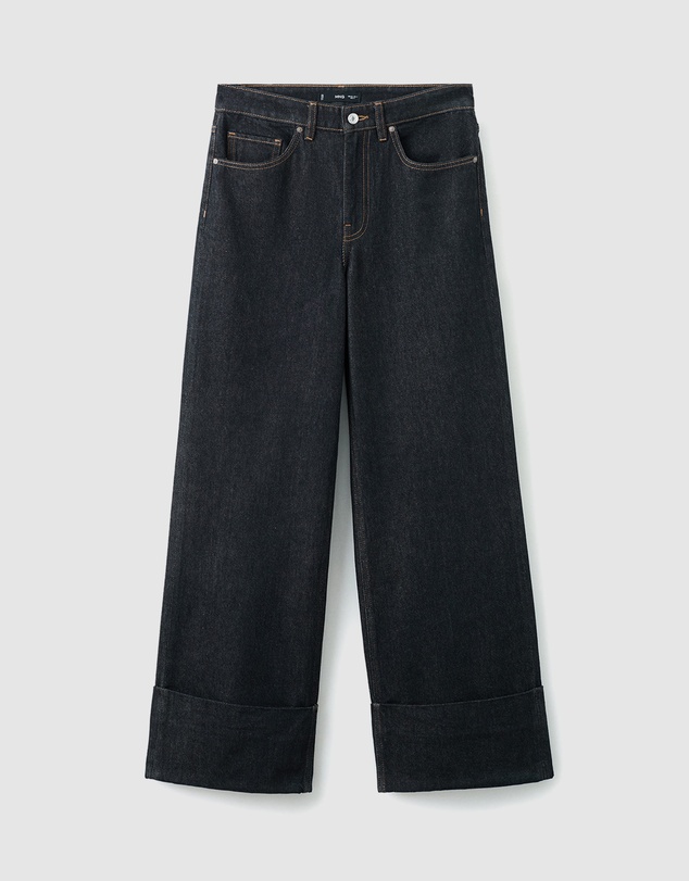 M.N.G - Turned-Up Straight Jeans
