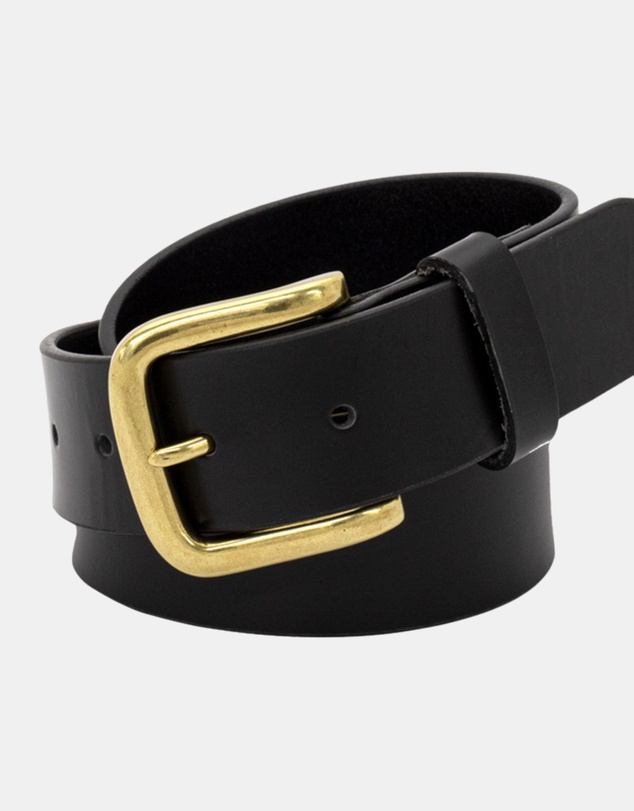 Buckle - Triton. Australian Made Buffalo Leather Belt. 35mm width.