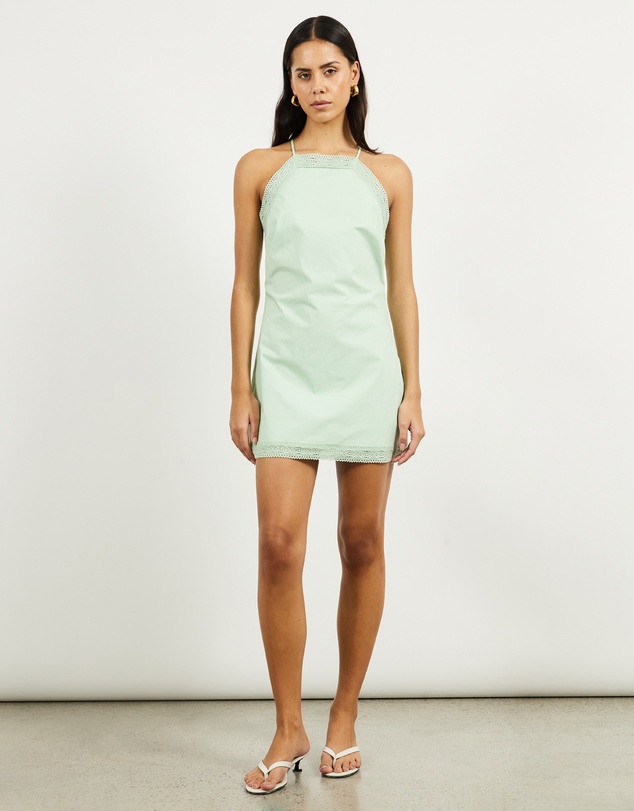 Lover - Lucy Lace Trim Mini Dress
