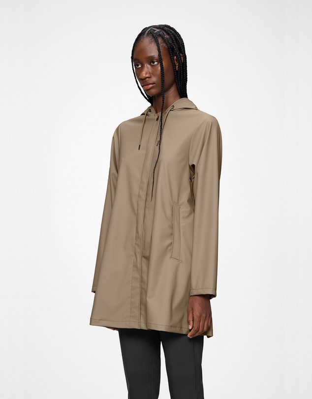 RAINS - A-Line Women's Jacket Beige