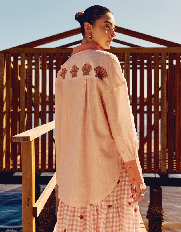 SMWR. by The Somewhere Co - Keepsakes Oversized Long Sleeve Shirt