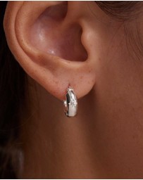 Kirstin Ash - Guiding Star Etched Hoops