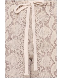 Petal & Pup - Fletcher Denim Racer Pants - Snake Print