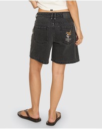 Thrills - Billie Low Rise Baggy Embro Shorts