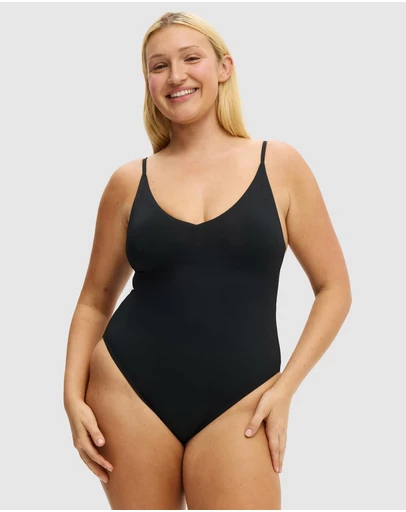 Cotton On Body - Thin Strap V-Neck Cheeky One Piece