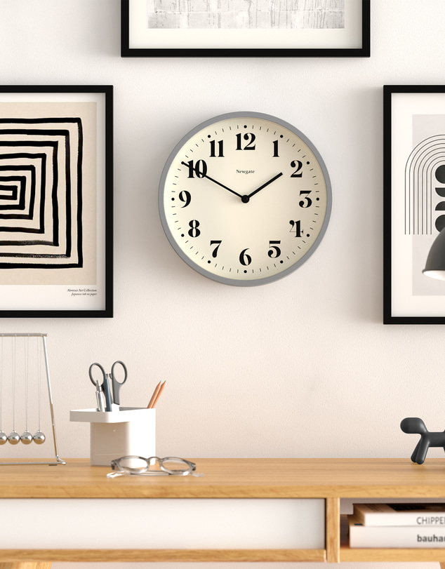 Newgate - Newgate Number Four Wall Clock Matte French Navy