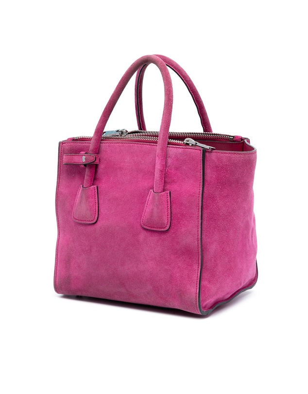 Pre-Loved by Azura Reborn - Pre-Loved Small Scamosciato Twin Pocket Satchel