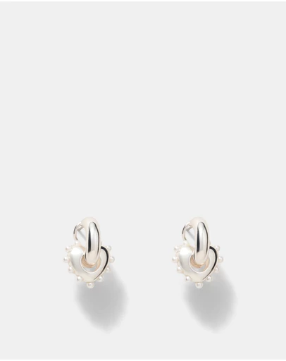 MIMCO - Adore Heart Hoop Earrings