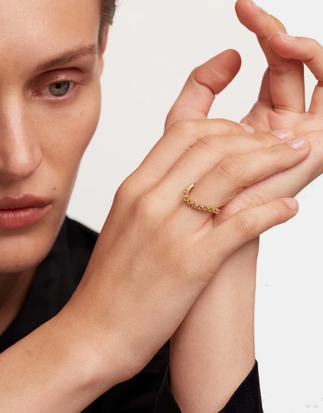 PDPAOLA - Green Tide Gold Ring