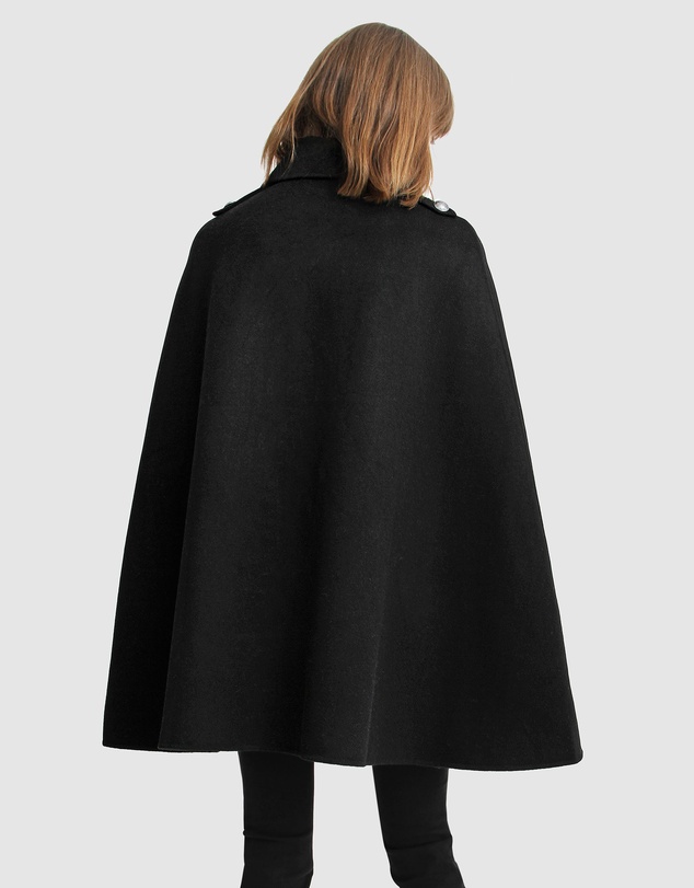 Belle & Bloom - On My Mind Wool Blend Cape