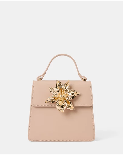 Forever New - Maria Metal Flower Small Bag