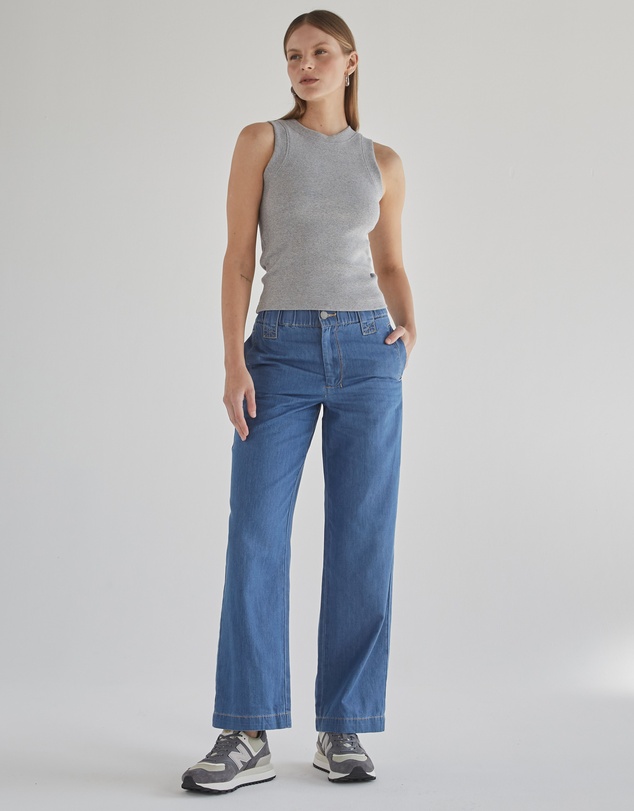 DRICOPER DENIM - Joey Melange Rib Tank