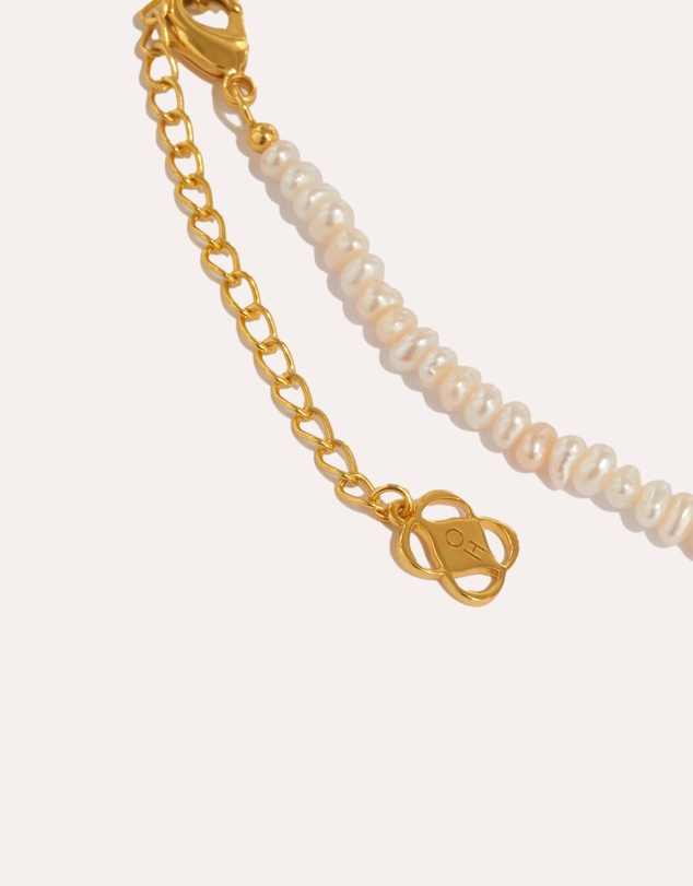 Ottoman Hands - Sorel Pearl and Labradorite Beaded Necklace