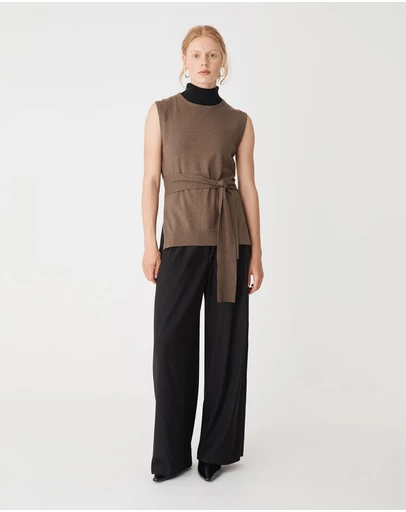 Forcast - Nora Sleeveless Tie Waist Knit