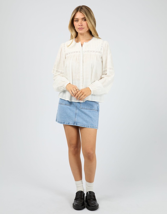 All About Eve - Lark Shirt Vintage White