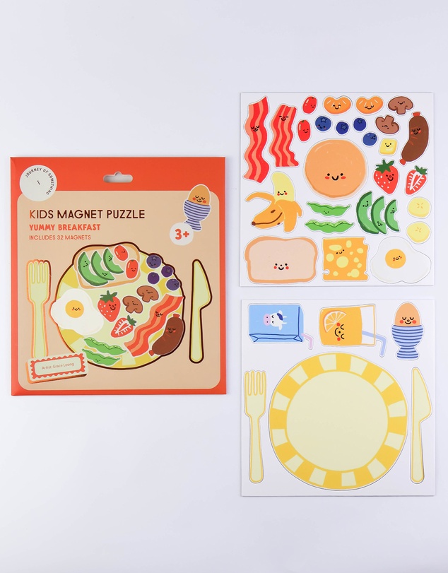 Journey Of Something - Kids Magnet Puzzle - Yummy Breakfast