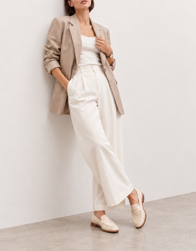 Clarks - Lillian Off White Smooth