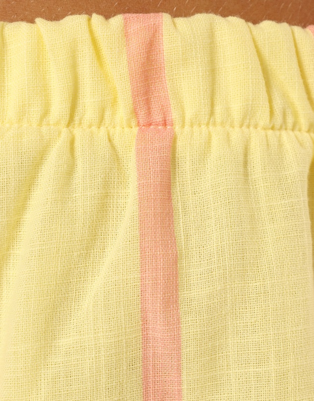 Petal & Pup - Lee Shorts - Yellow Pink Stripe