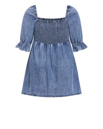 City Chic - Kaitlyn Denim Mini Dress
