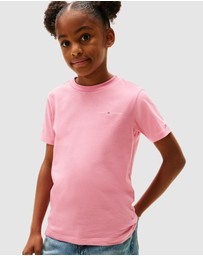 Tommy Hilfiger - Unisex Logo Crew Neck T-Shirt - Teens