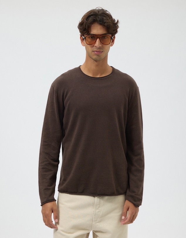 AERE - Easy Linen Blend LS Tee