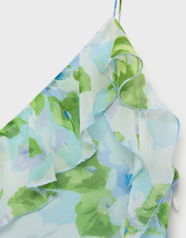 M.N.G - Azalie Ruffled Floral Print Dress