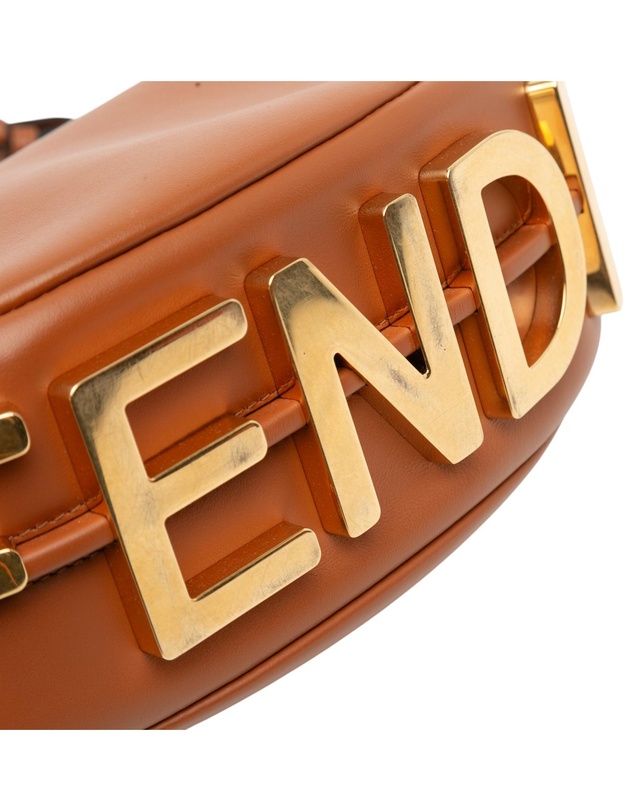 Pre-Loved by Azura Reborn - Pre-Loved Small Leather Fendigraphy Hobo