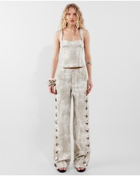 BY.DYLN - Archer Jeans Moss