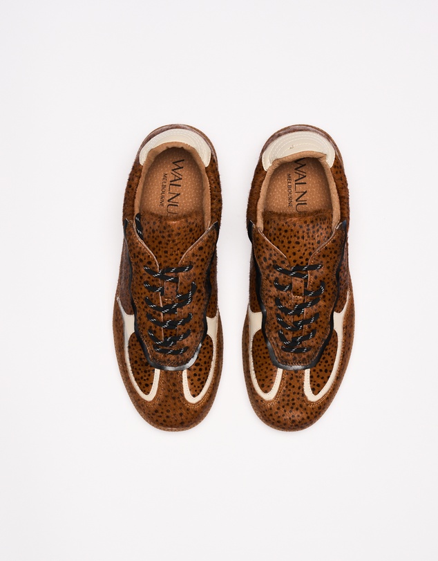 Walnut Melbourne - Fallon Leather Sneaker