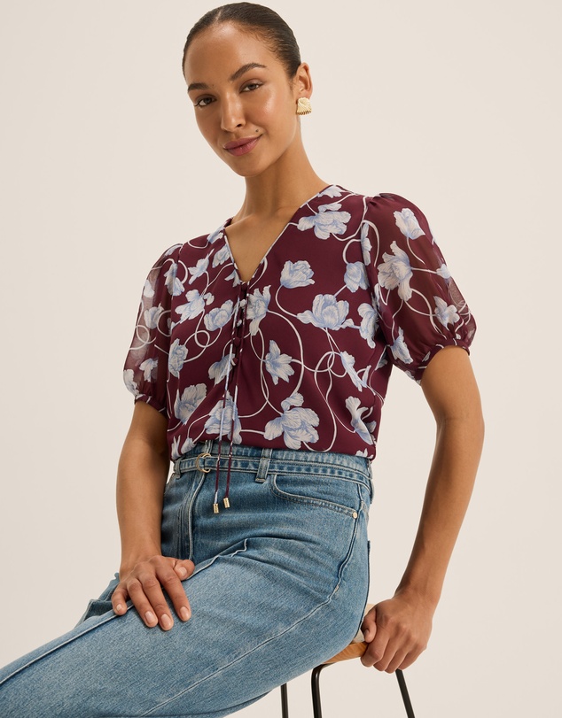 Review - Daphne Floral Blouse