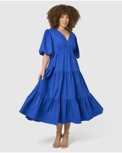Pink Dusk by Curve Project - Only Girl Midi Dress