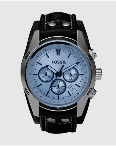 Fossil - Coachman Black Chronograph Watch