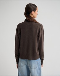 Oxford - Maddison Funnel Collar Cardigan