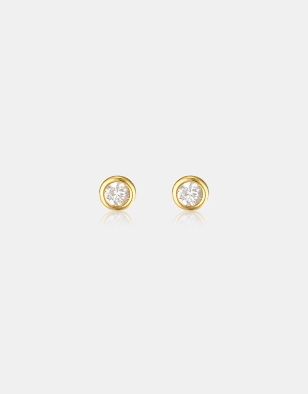 The Silver Collective - Verity Stud Earrings Gold