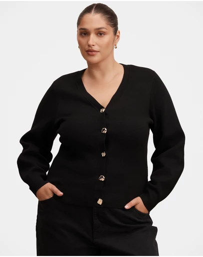 Forever New Curve - Arianna Curve Sculpted Cardigan
