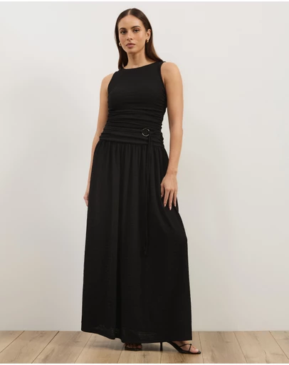 Atmos&Here - Zoe Drop Waist Maxi Dress