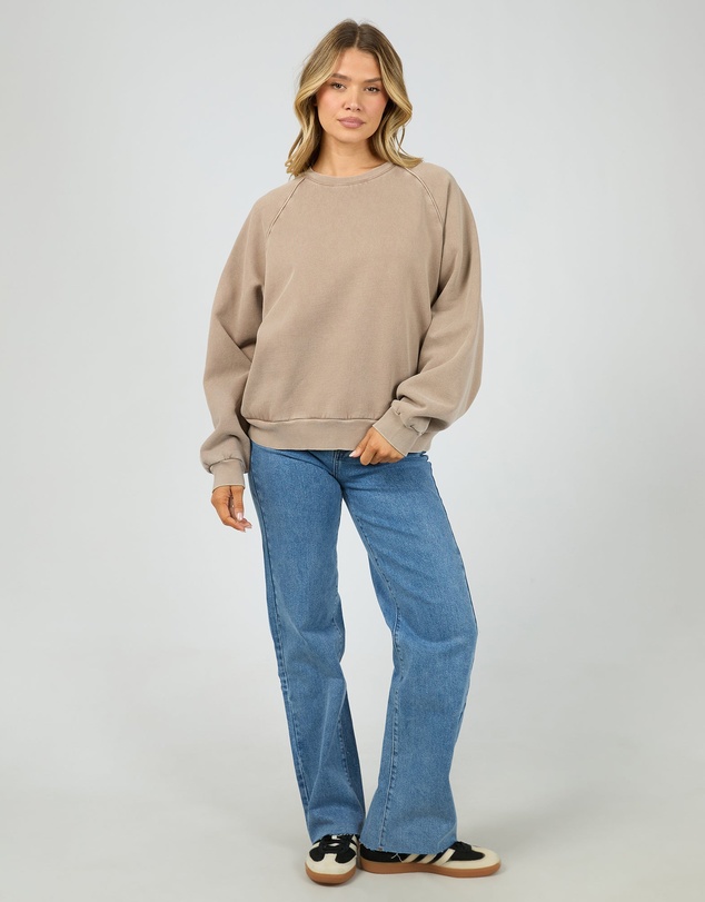 All About Eve - Aae Vintage Raglan Crew Stone