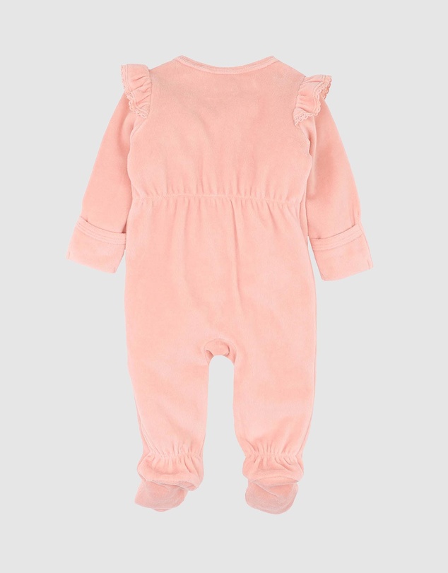 Bebe by Minihaha - Gemma Velour Zip Onesie - Babies