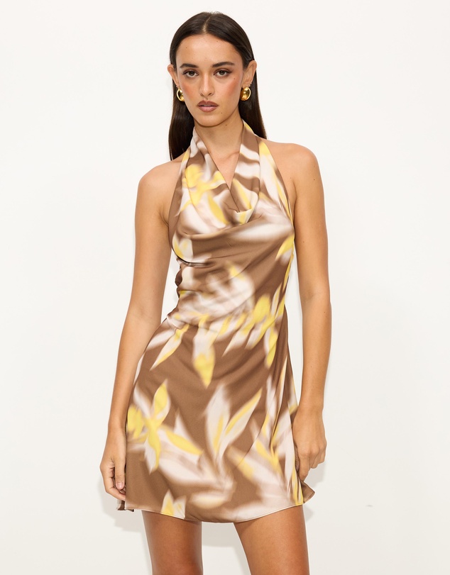 Dazie - Frangipani Halter Mini Dress